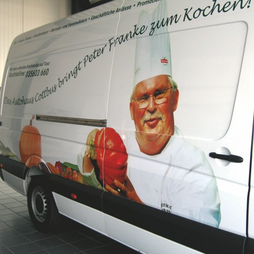 Kfz-Beklebung Kochstudio on Tour